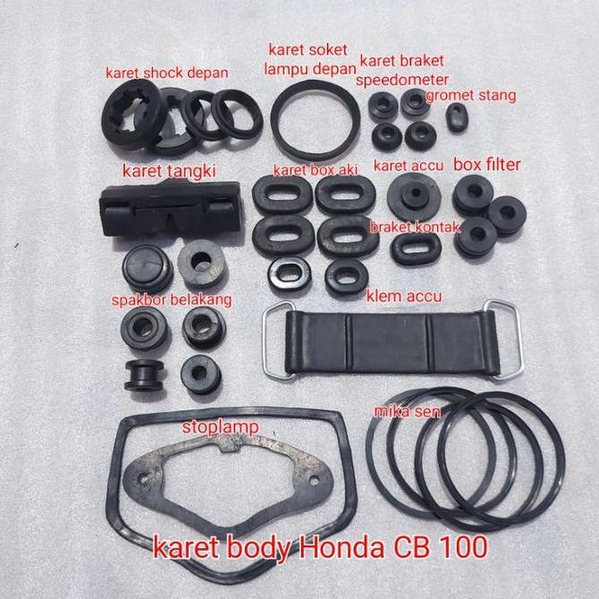 Karet FullBodyFull Body Set Honda CB 100 Motorcycle Karet Body Set Lengkap