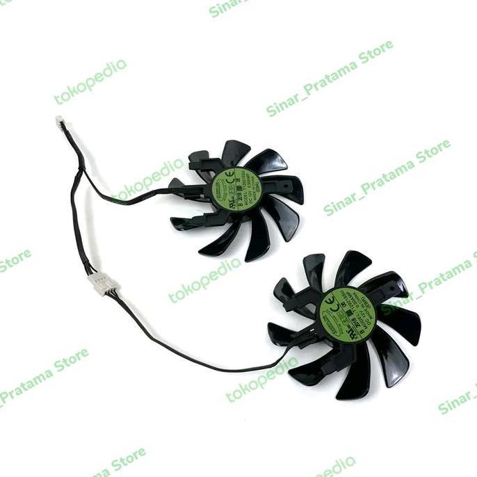 Fan kipas Vga sapphire RX 580 2048SP 8GB D5 Platinum V2 85mm 4pin
