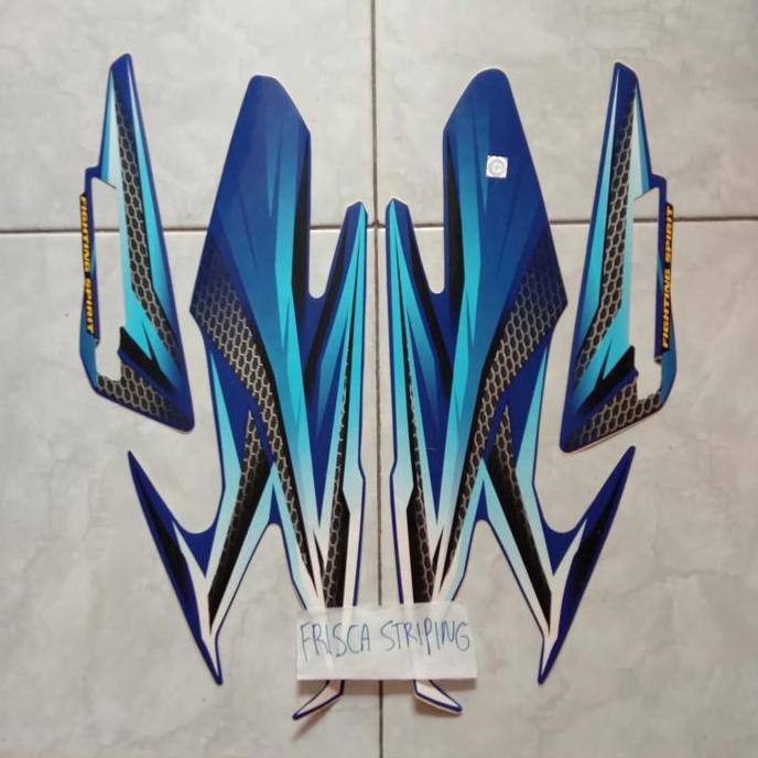striping rx king 2005 biru