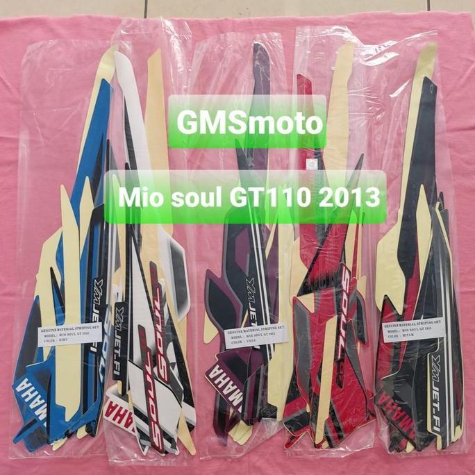 STIKER MOTOR MIO SOUL GT 2013 / STRIPING MOTOR MIO SOUL GT 2013 YAMAHA