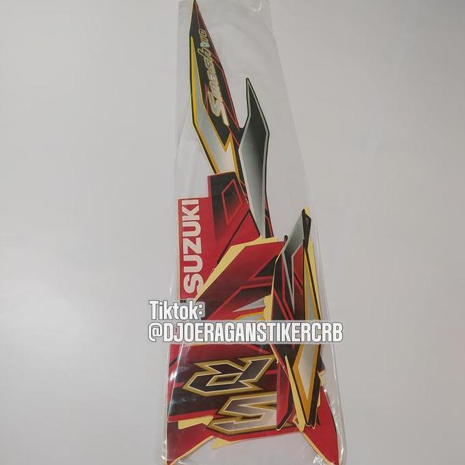 Striping Stiker Lis Smash SR 110 2010 Sticker List Motor Smash Sr 2010 Motorcycle