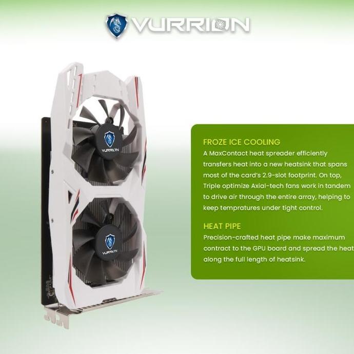 VURRION GTX 1050 Ti 4GB GDDR5 128-bit | VGA Card Vurrion GTX1050Ti