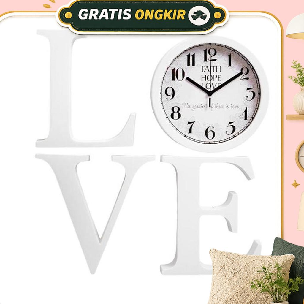 Informa Pajangan Dinding Home Love / Dekorasi Rumah / Home Wall Decoration