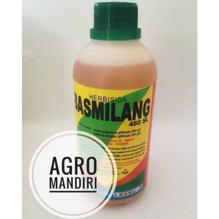 Basmilang 486Sl 500 Ml Herbisida Pembasmi Rumput Liar Dan Alang Alang