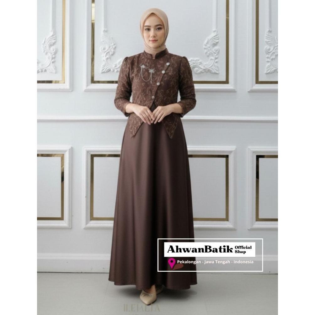 DISKON (ADA JUMBO) DRESS SAHARA DRESS LEBARAN TERBARU GAMIS LEBARAN GAMIS KONDANGAN GAMIS Hijab Segi