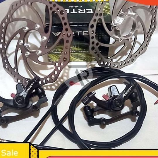 Disc Brake Set Rem Cakram Set Sepeda Lipat Mtb Minion. Rotor 160 Mm. Drat & Baut