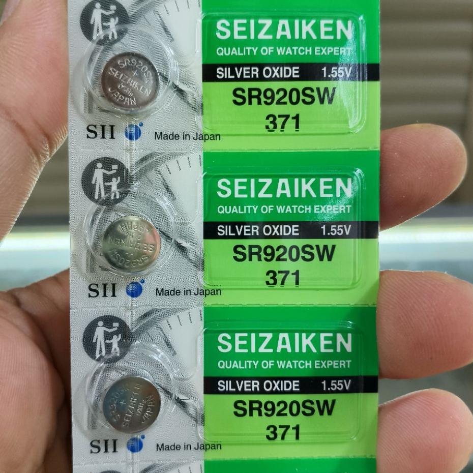 Baterai Jam Tangan Seiko Seizaiken Sr920Sw 920 371 Original