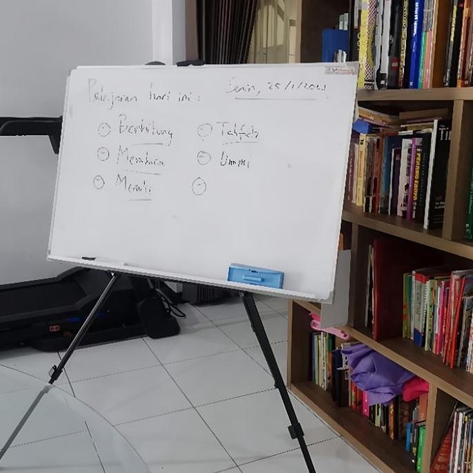 Standing Papan Tulis White Board Stand Whiteboard