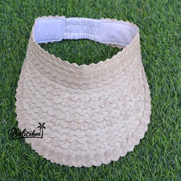 Balicihui Topi Anyaman Topi Golf Wanita Bahan Anyaman Lontar Topi Bali