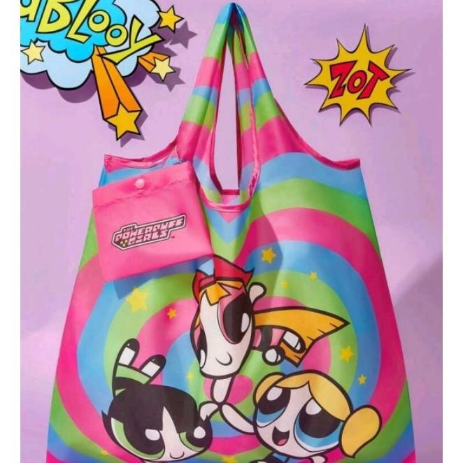 The Powerpuff Girls X Shein 1Pc Cute Cartoon Blossom, Bubbles, Buttercup Heart Print Polyester Folda