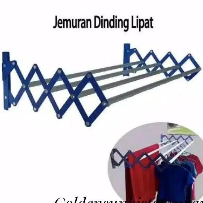Jemuran Lipat Dinding / Jemuran Portable