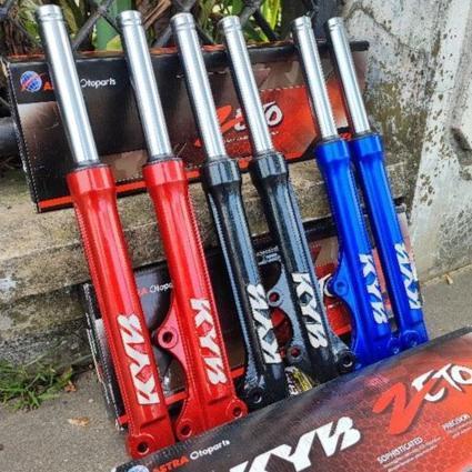 Kyb Shock Breaker Motor Depan Kayaba Zeto Yamaha Jupiter/Mio, All Matic Honda Beat/Scoopy/Vario, Beb