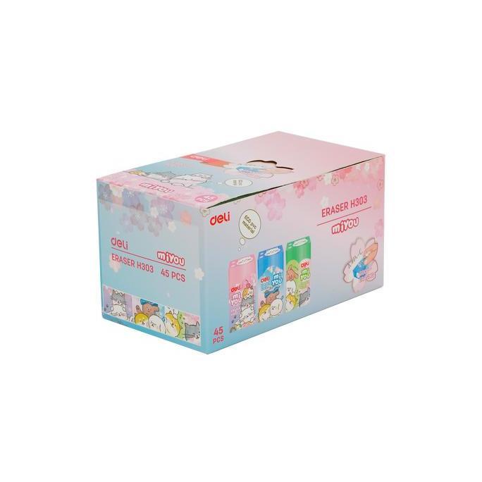 Deli Eraser / Penghapus Bersih Eco PVC Desain Miyou EH303