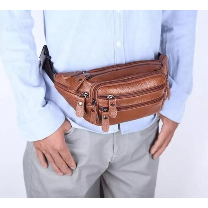Promo Tas Pria 100% Kulit Asli/Tas Import Pria/Kulit Sapi Asli Pinggang