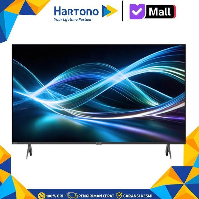 Sharp 50 Inch AQUOS 4K Frameless Smart Google TV 4T-C50HJ6000I