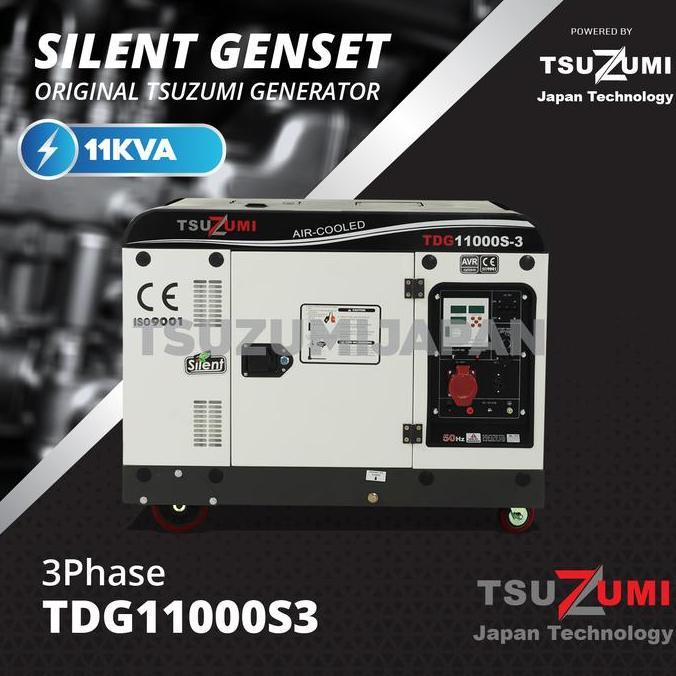 Genset Silent 10 KVA 3 Phase TDG 11000S3