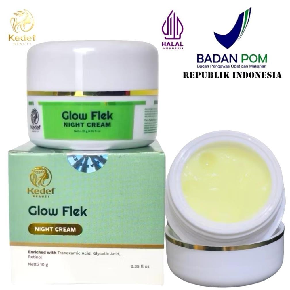 CREAM GLOW FLEK ASLI BPOM/CREAM MALAM FLEK HITAM ATAU MELASMA