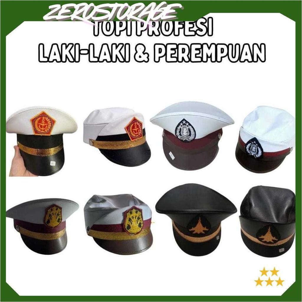 TOPI AKMIL/AKPOL/POLISI/TNI/BARET ANAK/LAKI LAKI/PEREMPUAN/PET POLANTAS KZ Ori