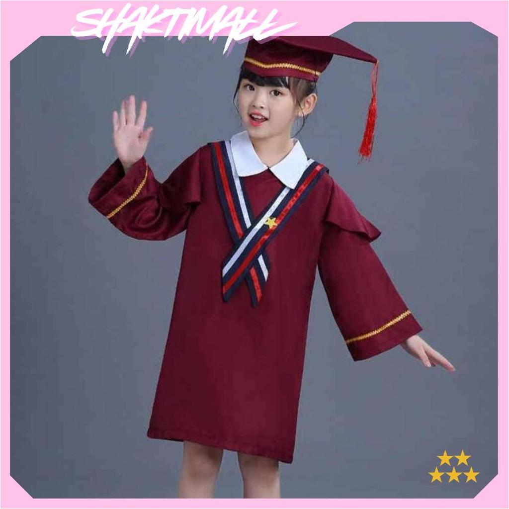 Baju Seragam Wisuda Toga Anak TK PAUD Model Korea KZ Termurah