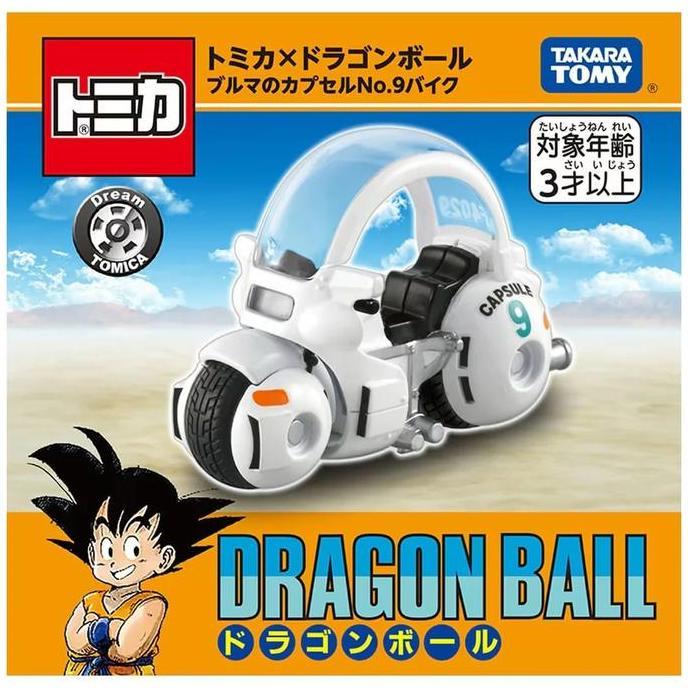 951957 - DREAM TOMICA DRAGON BALL BULMA'S BIKE CAPSULE NO 9 MOTORCYCLE - TAKARA TOMY AS2123
