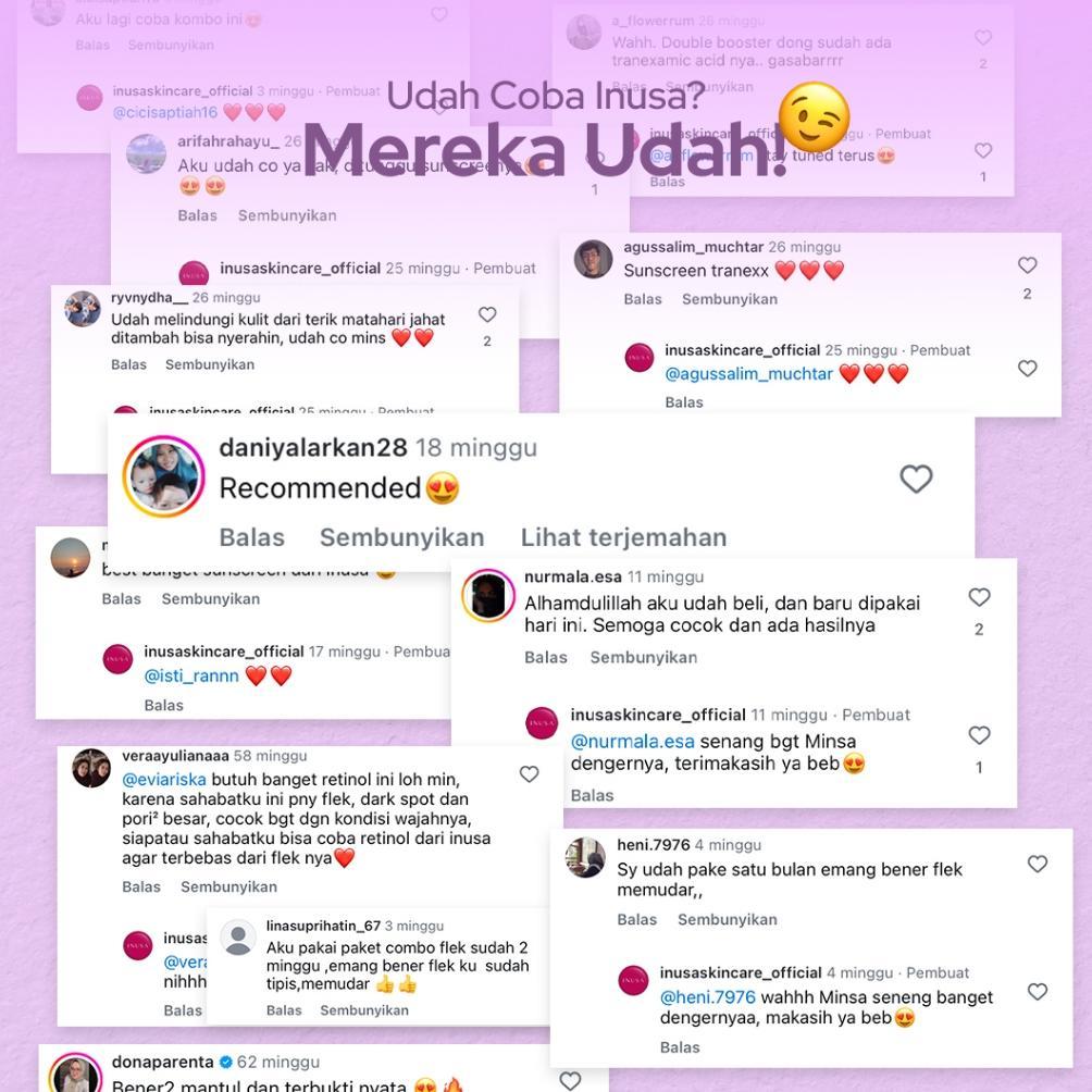 Inusa Combo Flek Solution Bundling Krim Pencerah Flek BPOM