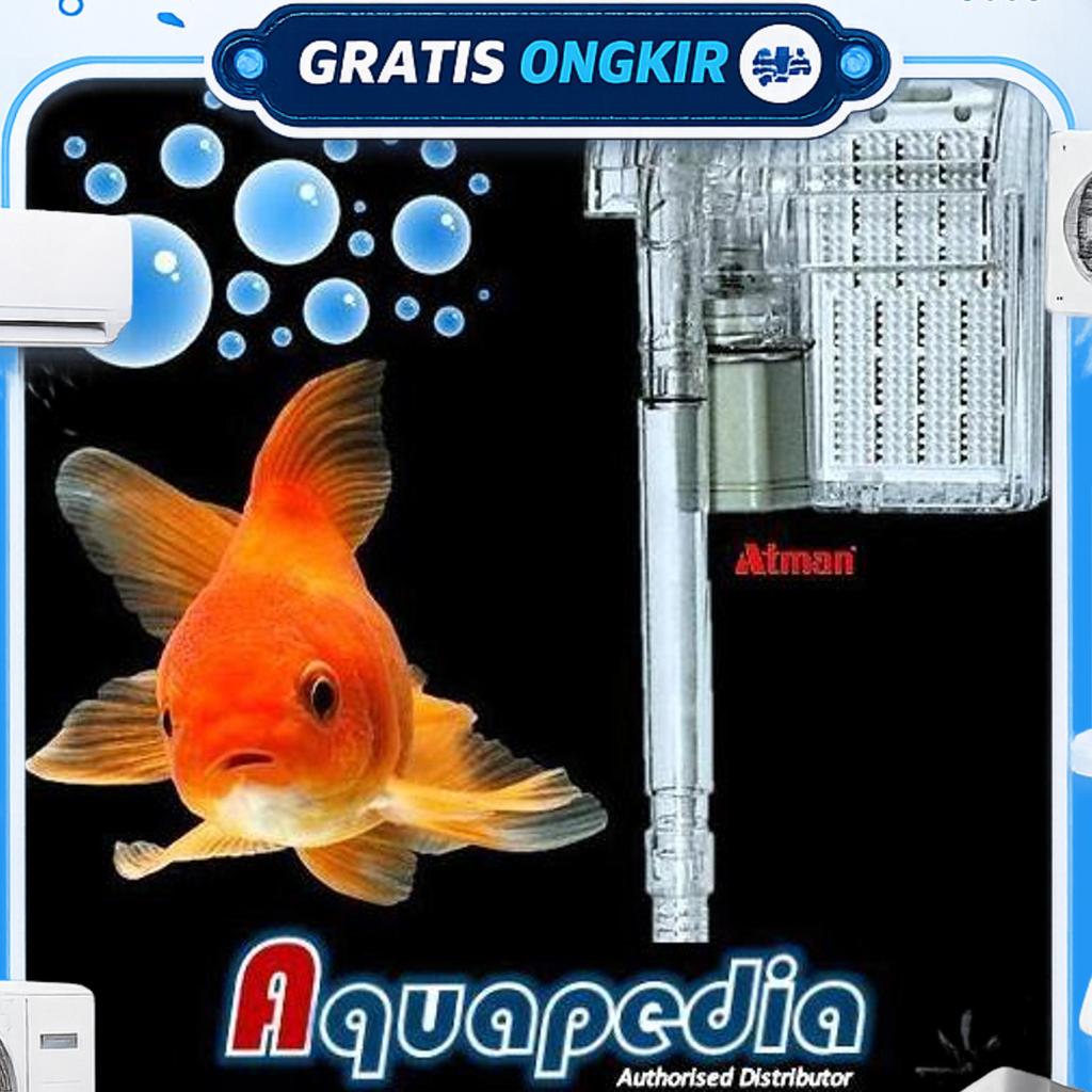 Atman Hf0300 Filter Gantung Aquascape/Aquarium Hang-On Filter Hf-0300