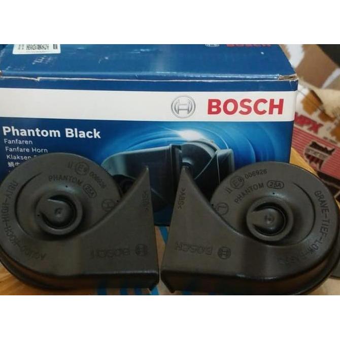 NEW Klakson Keong Black Panthom BOSCH Original
