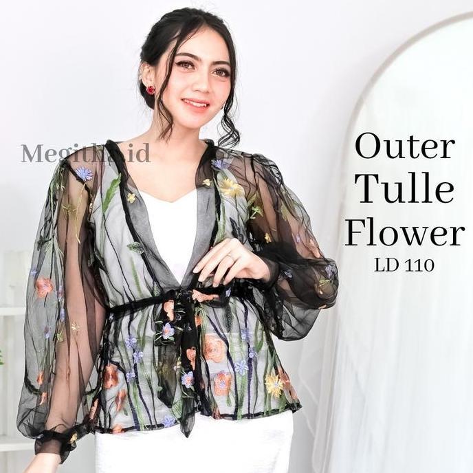 Brukat Tille | Tille Bunga | Atasan Brukat Tille Allshop