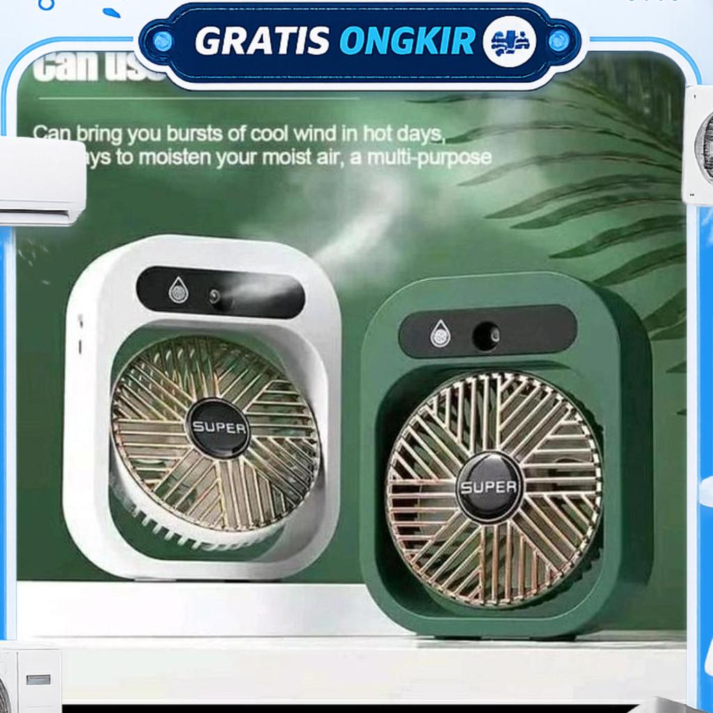 Kipas Angin Air Mini Portable/Ice Fog Air Conditioner Fan/Kipas Angin Spray Air Portable