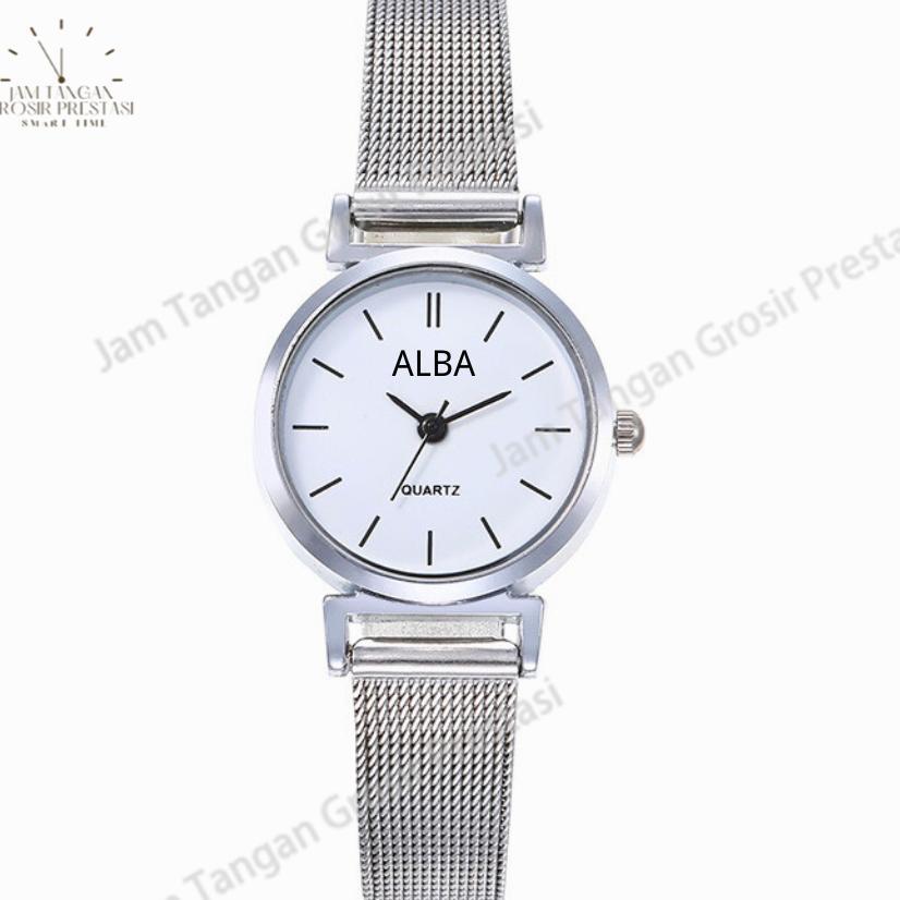 kualitas super jam tangan stainless steel gaya untuk wanita analog / jam tangan stainless steel keci