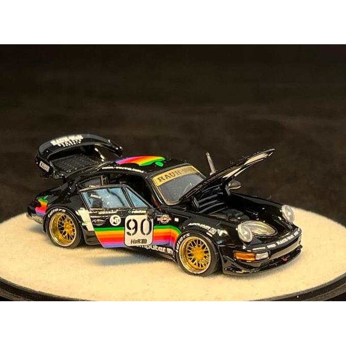 PGM 1/64 RWB 964 BLACK APPLE EXCLUSIVE BOX DIECAST MOBIL MAINAN MINIATUR AS2123