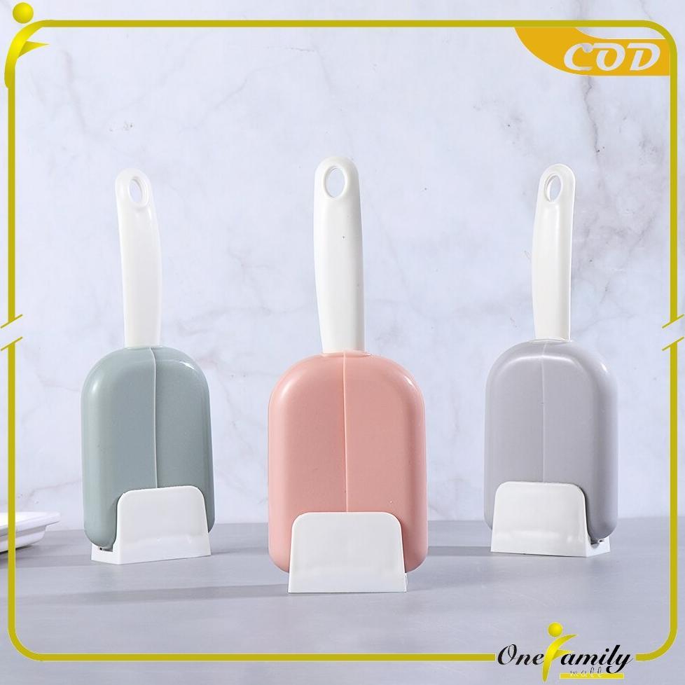 FLASH SALE ONE - C226 Sendok Nasi Penutup Otomatis / Tempat Centong Nasi Otomatis Anti Debu & Anti B