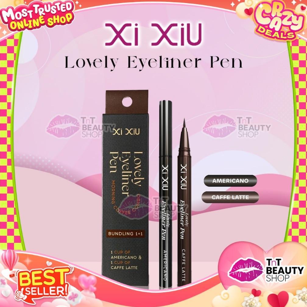 Xi Xiu Lovely Eyeliner Pen Morning Coffee Combo Bundling 1+1 Americano & Caffe Latte | Tnt Beauty Sh