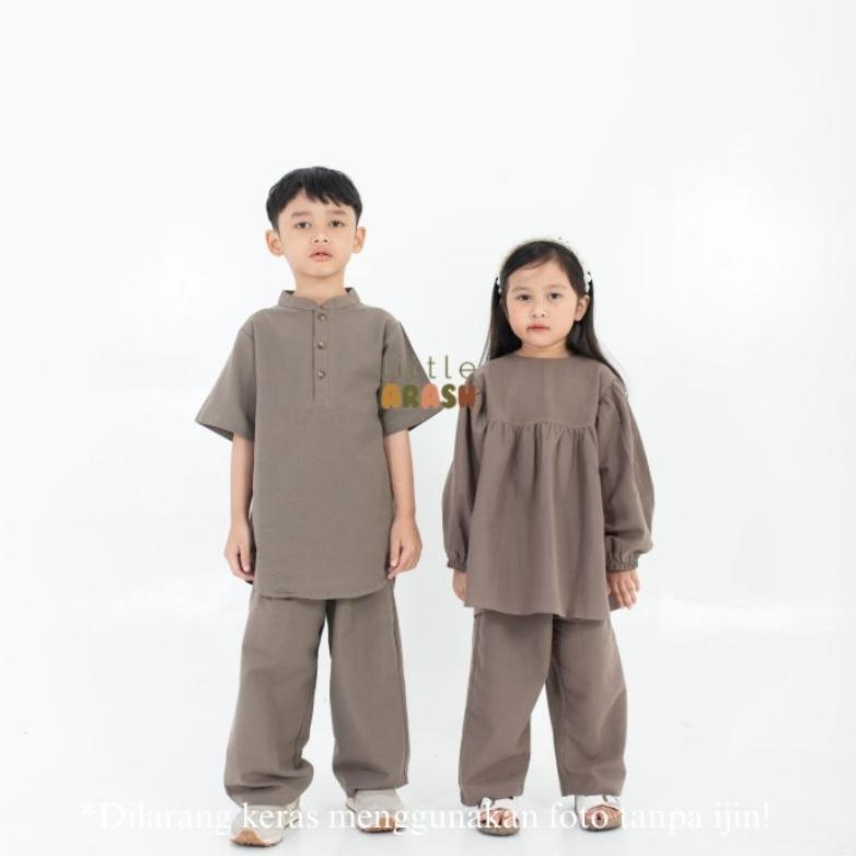 Favorit Little Arash | Jihan Set | Setelan Muslim Anak Perempuan | Setelan Anak Perempuan | Raya Ser