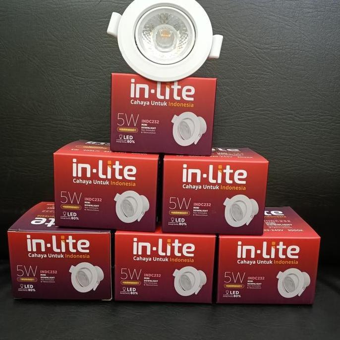 Zaito- Lampu Led Mini Downlht Inlite Indc 232 5T 5W 5T