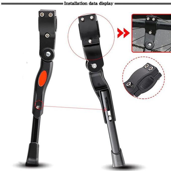 cleoncuan / COD Standar Samping Sepeda MTB Roadbike Gunung Lipat BMX Listrik 24 26 27.5 Inch Dewasa 