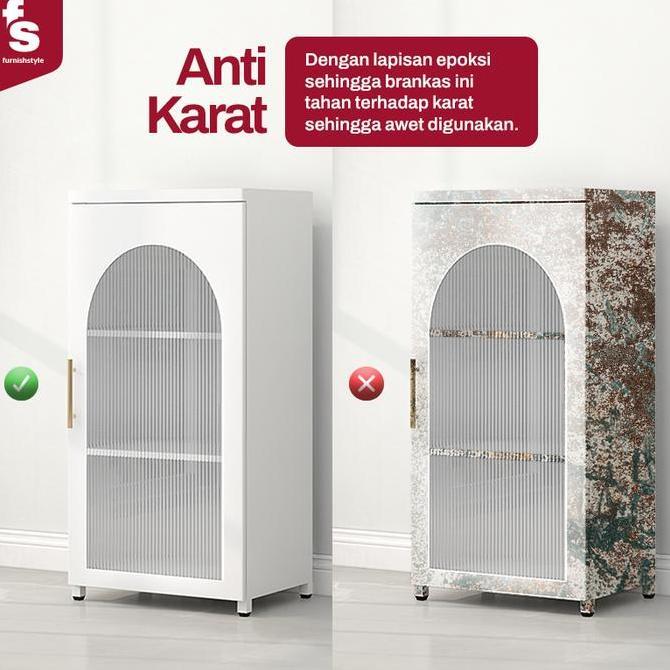 Murah Lemari Kaca Hias Ruang Tamu Aesthetic Lemari Bufet Pajangan Penyimpanan Mainan Tas Buku Miniat