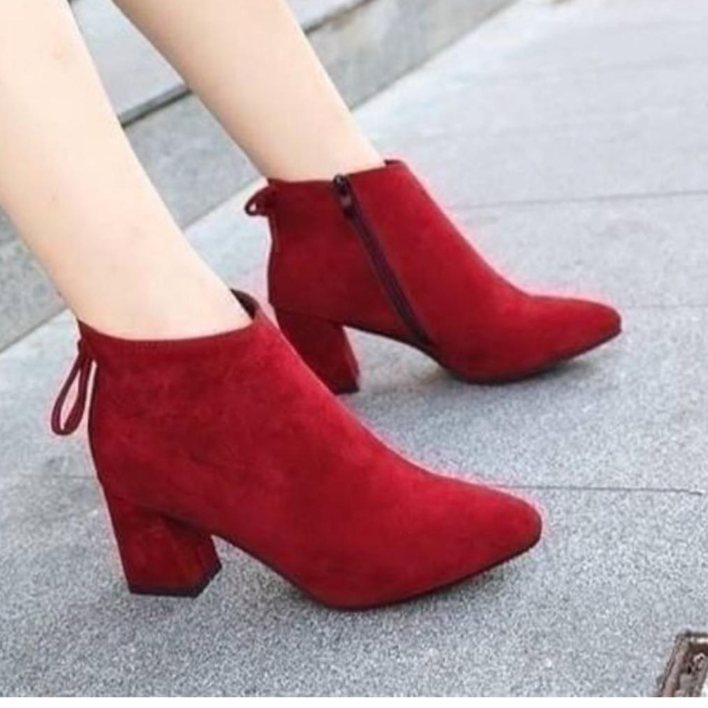 original sepatu boots fashion musim dingin korea 2in1 sandal