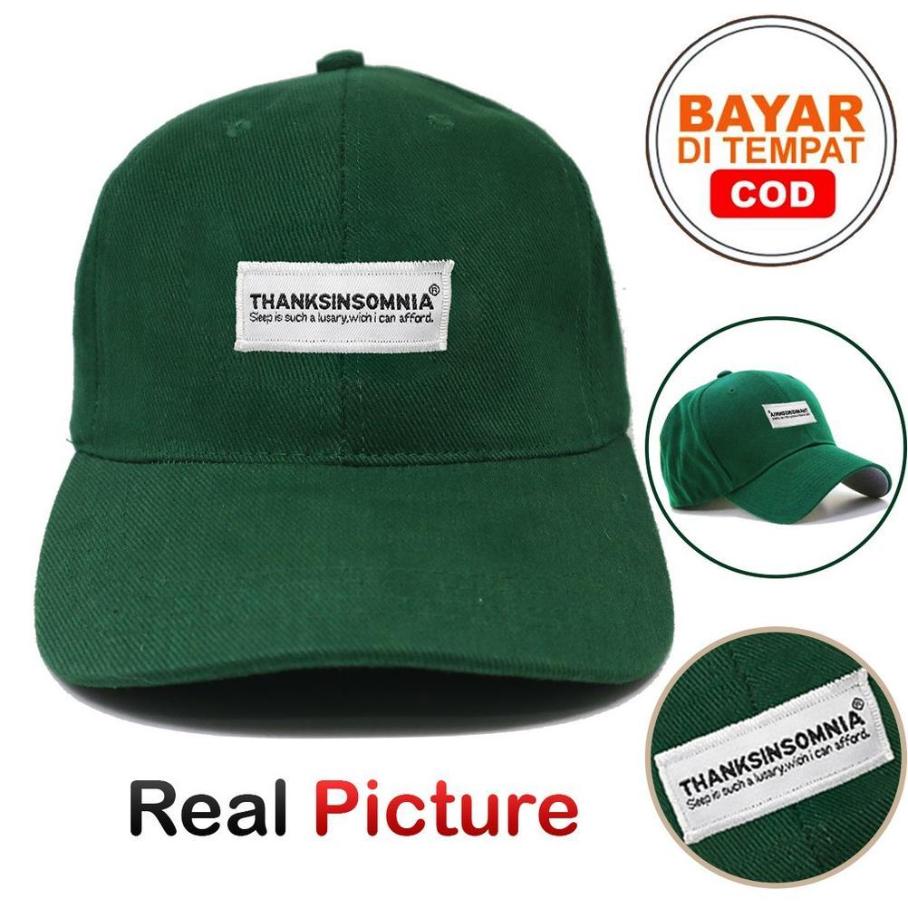MURAH Topi Baseball Distro Bordir Gaya Korea Pria Wanita Thanksinsomnia / Topi distro terbaru thanks