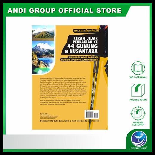 Good Quality Rekam Jejak Pendakian Ke 44 Gunung Di Nusantara- Penerbit Andi
