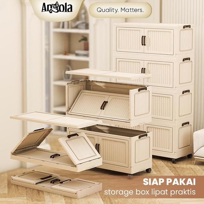 Sale {Extra Voc 5%} Tp Angola Kotak Penyimpanan Angola Box Lipat Organizer Kontainer Untuk Mainan, T