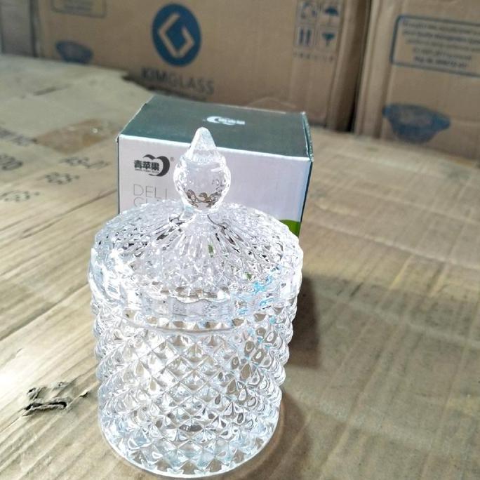 sovenir toples mini bahan kaca kristal per 10 pcs KS