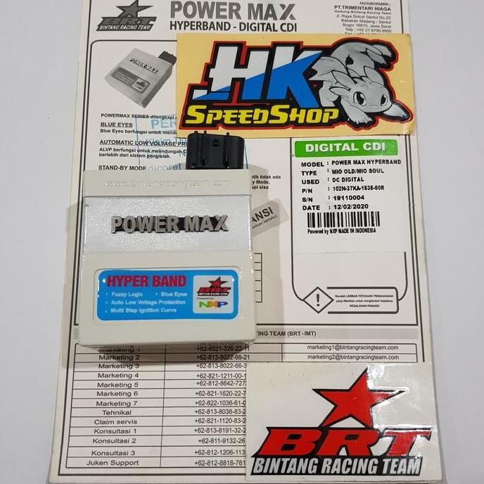 CDI BRT POWER MAX HYPERBAND - MIO OLD/MIO SOUL