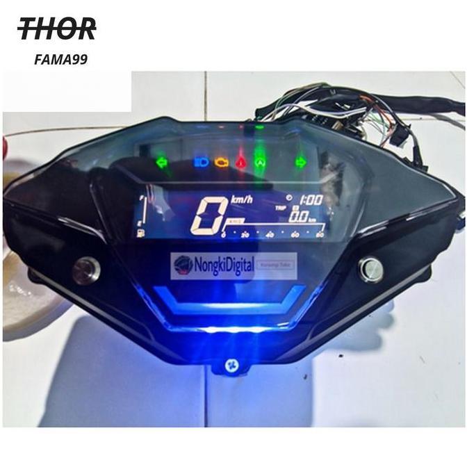 Speedometer Spidometer Full Dital Custom Pnp Vario 125 150 Led Old