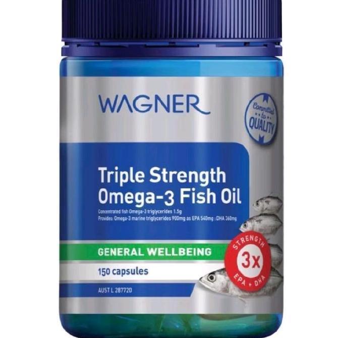 Wagner Triple Strength Fish Oil 150 Capsules