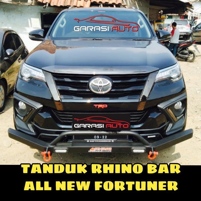 TANDUK DEPAN FORTUNER ALL NEW VRZ BUMPER GUARD TOWING BAR RHINO BESI ORIGINAL DAN TERPERCAYA