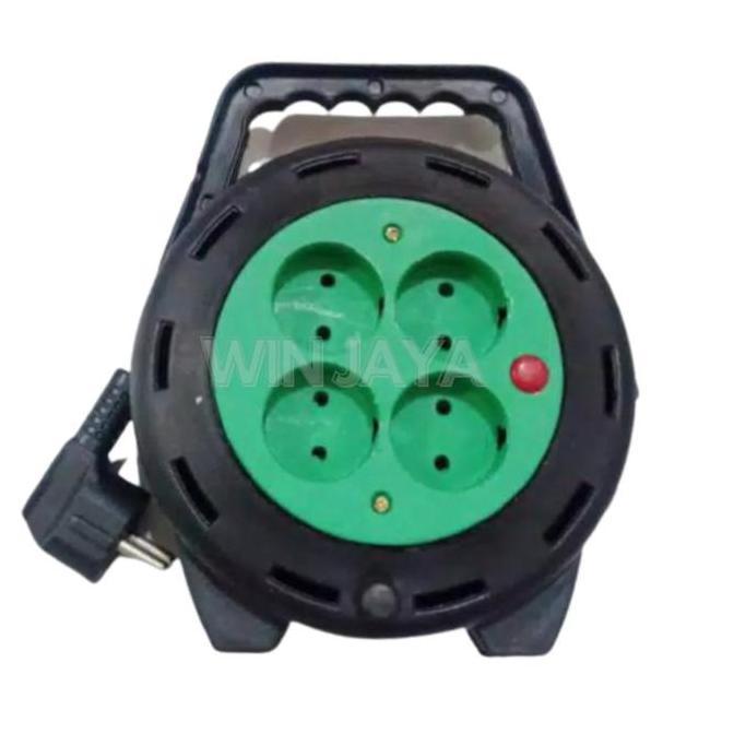 Whyyuo- Kabel Roll Terminal Colokan Listrik 4 Lubang Type 15 Panjang Kabel 10 Meter