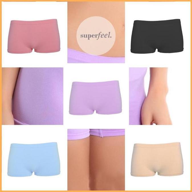 DR242 - SFL SHORT PANTS CELANA PENDEK HOT WANITA KETAT KATUN MIDI MINI SPANDEX BOXER PANT LADY CEWE 