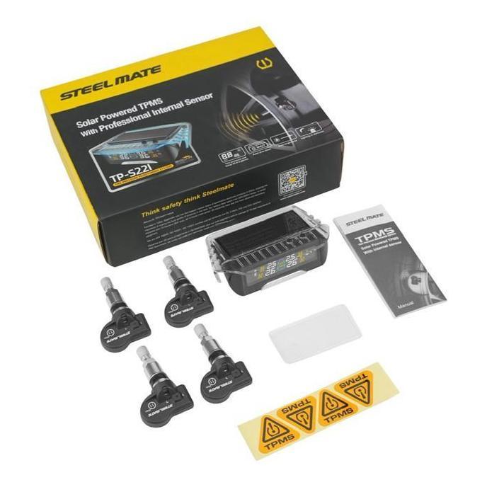 Tpms Steelmate Tp-S22I Internal Sensor Pengukur Tekanan Ban Mobil Original Premium Realtime