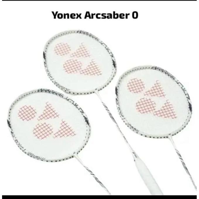 Yonex Arcsaber Badminton Racket 0 Ability Clear Feel (White Series) + Bonus Bag + Strings Original